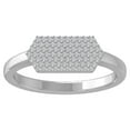 thumbnail image 1 of ARAIYA FINE JEWELRY 14K White Gold Diamond Wedding Band Ring (1/5 cttw, I-J Color, I2-I3 Clarity) Size 8.5, 1 of 4