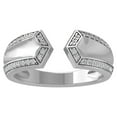 thumbnail image 1 of ARAIYA FINE JEWELRY 14K White Gold Diamond Wedding Band Ring for Men's (1/3 cttw, I-J Color, I2-I3 Clarity) Size 9, 1 of 4