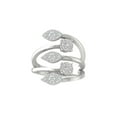 thumbnail image 1 of ARAIYA FINE JEWELRY 14K White Gold Lab Grown Diamond Cluster Ring (1/2 cttw, D-F Color, VS1 Clarity) Size 7.5, 1 of 4