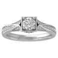 thumbnail image 1 of ARAIYA FINE JEWELRY 14K White Gold Lab Grown Diamond Engagement Ring (7/8 cttw, D-F Color, VS Clarity) Size 8.5, 1 of 4