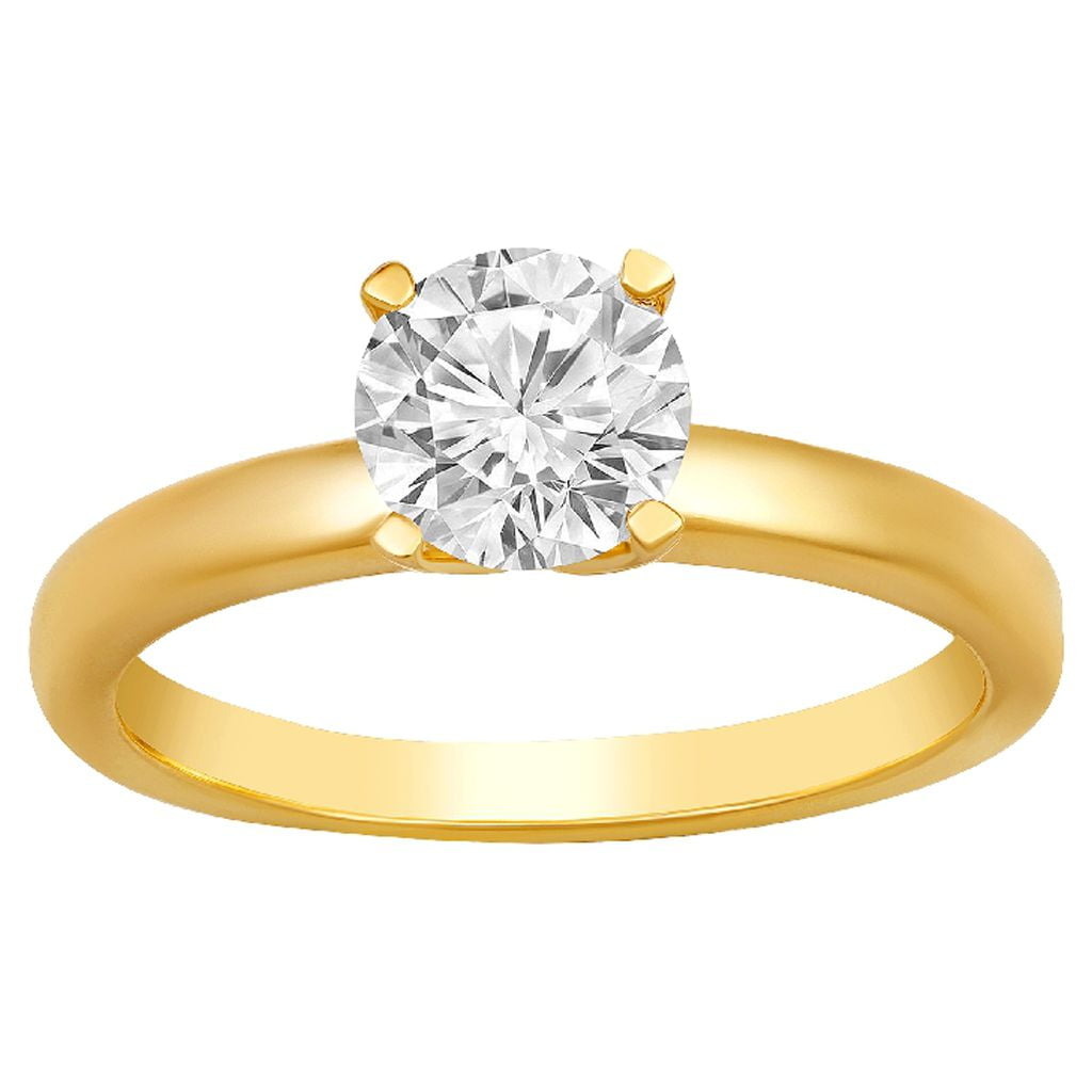 ARAIYA FINE JEWELRY 14K White Gold Lab Grown Diamond Solitaire
