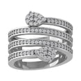 thumbnail image 1 of ARAIYA FINE JEWELRY 14K White Gold Lab Grown Diamond Wedding Band Ring (1/2 cttw, D-F Color, VS Clarity) Size 6.5, 1 of 4