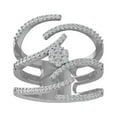 thumbnail image 1 of ARAIYA FINE JEWELRY 14K White Gold Lab Grown Diamond Wedding Band Ring (1/2 cttw, D-F Color, VS Clarity) Size 9, 1 of 4