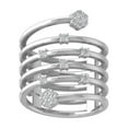 thumbnail image 1 of ARAIYA FINE JEWELRY 14K White Gold Lab Grown Diamond Wedding Band Ring (1/3 cttw, D-F Color, VS Clarity) Size 8.5, 1 of 4