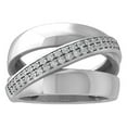 ARAIYA FINE JEWELRY 14K White Gold Lab Grown Diamond Wedding Band Ring