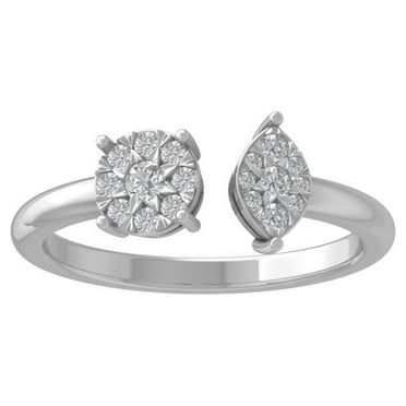 ARAIYA FINE JEWELRY 14K White Gold Lab Grown Diamond Wedding Band Ring (1/4 cttw, D-F Color, VS Clarity) Size 7.5