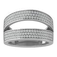 thumbnail image 1 of ARAIYA FINE JEWELRY 14K White Gold Lab Grown Diamond Wedding Band Ring (5/8 cttw, D-F Color, VS Clarity) Size 5, 1 of 4