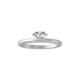 thumbnail image 1 of ARAIYA FINE JEWELRY 14K White Gold Lab-Grown Marquise-shape Diamond Solitaire Engagement Ring (1/5 Cttw, D-F Color, VS1 Clarity) Size 5, 1 of 7