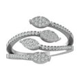 thumbnail image 1 of ARAIYA FINE JEWELRY 14K White Gold Round Cluster Diamond Engagement Ring (1/3 cttw, I2-I3 Clarity, I-J Color) Size 10, 1 of 5