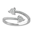 thumbnail image 1 of ARAIYA FINE JEWELRY 14K White Gold Round Cluster Diamond Engagement Ring (1/4 cttw, I2-I3 Clarity, I-J Color) Size 6, 1 of 5