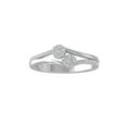 thumbnail image 1 of ARAIYA FINE JEWELRY 14K White Gold Round Cluster Lab Grown Diamond Engagement Ring (1/4 cttw, VS Clarity, D-F Color) Size 7.5, 1 of 4
