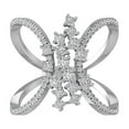 thumbnail image 1 of ARAIYA FINE JEWELRY 14K White Gold Round Diamond Band Ring (3/4 cttw, I2-I3 Clarity, I-J Color) Size 6, 1 of 5