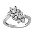 thumbnail image 1 of ARAIYA FINE JEWELRY 14K White Gold Round Diamond Fashion Band Ring (1/3 cttw, I2-I3 Clarity, I-J Color) Size 6.5, 1 of 6