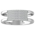 thumbnail image 1 of ARAIYA FINE JEWELRY 14K White Gold Round Lab Grown Diamond Engagement Ring (1/4 cttw, VS Clarity, D-E Color) Size 5, 1 of 1