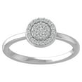 thumbnail image 1 of ARAIYA FINE JEWELRY 14K White Gold Round Lab Grown Diamond Engagement Ring (1/6 cttw, VS Clarity, D-E Color) Size 5.5, 1 of 1