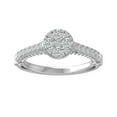 thumbnail image 1 of ARAIYA FINE JEWELRY 14K White Gold Round Lab Grown Diamond Engagement Ring (1 cttw, VS Clarity, D-E Color) Size 6.5, 1 of 1