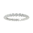 thumbnail image 1 of ARAIYA FINE JEWELRY 14K White Gold Round Lab Grown Diamond Eternity&nbsp;Band Ring (1/2 cttw, VS Clarity, D-E Color) Size 8.5, 1 of 1