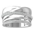 thumbnail image 1 of ARAIYA FINE JEWELRY 14K White Gold Round Lab Grown Diamond Wedding Band Ring (1/3 cttw, VS Clarity, D-E Color) Size 8, 1 of 1