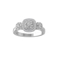 thumbnail image 1 of ARAIYA FINE JEWELRY 14K White Gold Round Lab Grown Diamond Wedding Band Ring (1/6 cttw, VS Clarity, D-F Color) Size 10, 1 of 4