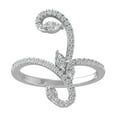 thumbnail image 1 of ARAIYA FINE JEWELRY 14K White Gold Round and Marquise shape Diamond Band Ring (1/2 cttw, I2-I3 Clarity, I-J Color) Size 10, 1 of 5
