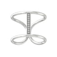 thumbnail image 1 of ARAIYA FINE JEWELRY 14K White Gold Round-shape Lab Grown Diamond Fashion Ring (1/10 cttw, VS Clarity, D-F Color) Size 9.5, 1 of 5