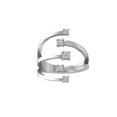 thumbnail image 1 of ARAIYA FINE JEWELRY 14K White Gold Round-shape Lab Grown Diamond Fashion Ring (1/3 cttw, VS Clarity, D-F Color) Size 8, 1 of 5