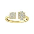 thumbnail image 1 of ARAIYA FINE JEWELRY 14K Yellow Gold Diamond Cluster Ring (1/2 cttw, I-J Color, I2-I3 Clarity) Size 5, 1 of 4