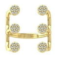 thumbnail image 1 of ARAIYA FINE JEWELRY 14K Yellow Gold Diamond Composite Engagement Ring (1/2 cttw, I-J Color, I2-I3 Clarity) Size 5, 1 of 6