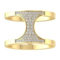 thumbnail image 1 of ARAIYA FINE JEWELRY 14K Yellow Gold Diamond Fashion Band Ring (1/4 cttw, I-J Color, I2-I3 Clarity) Size 9, 1 of 1