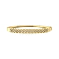 thumbnail image 1 of ARAIYA FINE JEWELRY 14K Yellow Gold Diamond Fashion Bangle Bracelet (1/3 cttw, I-J Color, I2-I3 Clarity) 6.5", 1 of 5