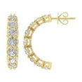 thumbnail image 1 of ARAIYA FINE JEWELRY 14K Yellow Gold Diamond Fashion Earrings (2 cttw, I2-I3 Clarity, I-J Color), 1 of 4