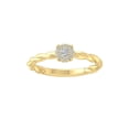 thumbnail image 1 of ARAIYA FINE JEWELRY 14K Yellow Gold Diamond Promise Ring (1/6 cttw, I2-I3 Clarity, I-J Color) Size 5.5, 1 of 6