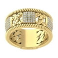 thumbnail image 1 of ARAIYA FINE JEWELRY 14K Yellow Gold Diamond Wedding Band Ring (1/3 cttw, I-J Color, I2-I3 Clarity) Size 5.5, 1 of 4