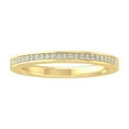thumbnail image 1 of ARAIYA FINE JEWELRY 14K Yellow Gold Diamond Wedding Band Ring (1/6 cttw, I-J Color, I2-I3 Clarity) Size 9.5, 1 of 6