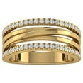thumbnail image 1 of ARAIYA FINE JEWELRY 14K Yellow Gold Lab Grown Diamond Band Ring (1/3 cttw, D-F Color, VS Clarity), Size 10, 1 of 5