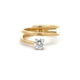 thumbnail image 1 of ARAIYA FINE JEWELRY 14K Yellow Gold Lab-Grown Diamond Snake Ring (1/2 Cttw, D-F Color, VS1 Clarity) Size 6, 1 of 6