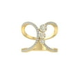 thumbnail image 1 of ARAIYA FINE JEWELRY 14K Yellow Gold Round Cluster Lab Grown Diamond Engagement Ring (3/8 cttw, VS Clarity, D-F Color) Size 5.5, 1 of 4