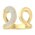 thumbnail image 1 of ARAIYA FINE JEWELRY 14K Yellow Gold Round Diamond Fashion Band Ring (1/3 cttw, I2-I3 Clarity, I-J Color) Size 5.5, 1 of 5