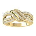 thumbnail image 1 of ARAIYA FINE JEWELRY 14K Yellow Gold Round Diamond Fashion Band Ring (2/5 cttw, I2-I3 Clarity, I-J Color) Size 7.5, 1 of 6