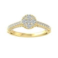 thumbnail image 1 of ARAIYA FINE JEWELRY 14K Yellow Gold Round Lab Grown Diamond Engagement Ring (1 cttw, VS Clarity, D-E Color) Size 7.5, 1 of 1