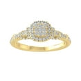 thumbnail image 1 of ARAIYA FINE JEWELRY 14K Yellow Gold Round Lab Grown Diamond Engagement Ring (3/4 cttw, VS Clarity, D-E Color) Size 7.5, 1 of 1