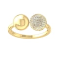 thumbnail image 1 of ARAIYA FINE JEWELRY 14K Yellow Gold Round Lab Grown Diamond Fashion Band Ring (4 1/2 cttw, VS Clarity, D-E Color) Size 7.5, 1 of 1