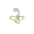 thumbnail image 1 of ARAIYA FINE JEWELRY 14K Yellow Gold Round and Marquise shape Lab Grown Diamond Band Ring (1/2 cttw, VS Clarity, D-F Color) Size 6.5, 1 of 4
