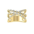 thumbnail image 1 of ARAIYA FINE JEWELRY 14K Yellow Gold Round and Marquise shape Lab Grown Diamond Band Ring (5/8 cttw, VS Clarity, D-F Color) Size 10, 1 of 4