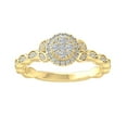 thumbnail image 1 of ARAIYA FINE JEWELRY 14K Yellow Gold Round-shape Diamond Composite Ring (1/3 cttw, I2-I3 Clarity, I-J Color) Size 5, 1 of 5