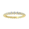 thumbnail image 1 of ARAIYA FINE JEWELRY 14K Yellow Gold Round-shape Diamond Eternity Ring (1/2 cttw, I2-I3 Clarity, I-J Color) Size 7, 1 of 6