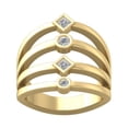 thumbnail image 1 of ARAIYA FINE JEWELRY 14K Yellow Gold Round-shape Diamond Fashion Ring (1/3 cttw, I2-I3 Clarity, I-J Color) Size 6, 1 of 5