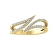 thumbnail image 1 of ARAIYA FINE JEWELRY 14K Yellow Gold Round-shape Diamond Fashion Ring (1/5 cttw, I2-I3 Clarity, I-J Color) Size 8, 1 of 5
