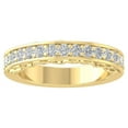 thumbnail image 1 of ARAIYA FINE JEWELRY 14K Yellow Gold Round-shape Diamond Wedding Band Ring (1/2 cttw, I2-I3 Clarity, I-J Color) Size 6, 1 of 5