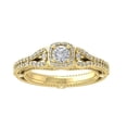 thumbnail image 1 of ARAIYA FINE JEWELRY 14K Yellow Gold Round-shape Lab Grown Diamond Engagement Ring (3/4 cttw, VS Clarity, D-F Color) Size 6, 1 of 5